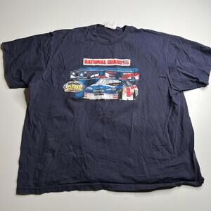 Dale Earnhardt Jr 88 Shirt Mens 2XL Blue NASCAR Daytona 500 National Guard Tee